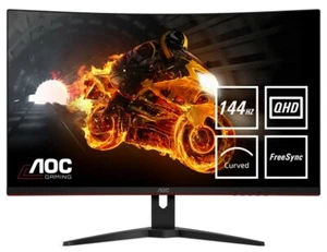 AOC CQ32G1 31.5" Curved Frameless Gaming Monitor, Quad HD 2560x1440 144 Hz - Picture 1 of 5