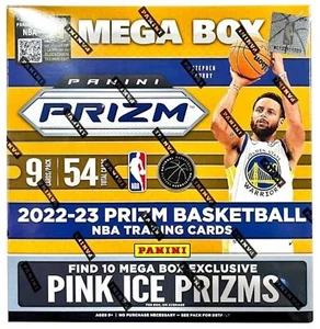 2022/23 Panini Prizm Basketball Mega Box (Pink Ice Prizms) Free Shipping - Picture 1 of 3