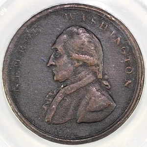 1795 1p Washington Liberty and Security Penny ANACS EF 40 DETAILS CORRODED - Picture 1 of 5
