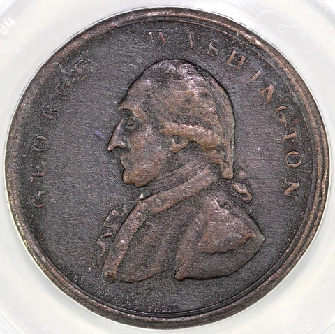 1795 1p Washington Liberty and Security Penny ANACS EF 40 DETAILS CORRODED Cover