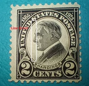 Estampilla de curado de variación/ERROR de Estados Unidos 1923 #610 - fina en muy buen estado montada - Imagen 1 de 8