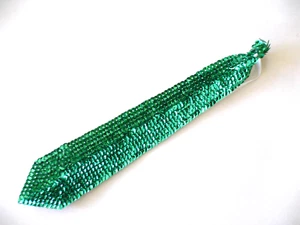 Corbatas de lentejuelas brillantes... verde... 12"... ¡diversión en fiestas! - Imagen 1 de 1