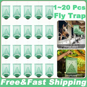 Wholesale Fly Trap Cage Outdoor Hanging Reusable Fly Catcher Perfect For Horses - Picture 1 of 14