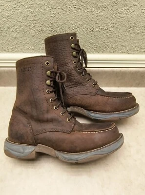 Tony Lama Junction Lacer 8 pulgadas impermeables puntera de acero botas de trabajo para hombre 8,5 y 9 Foto 1 de 4