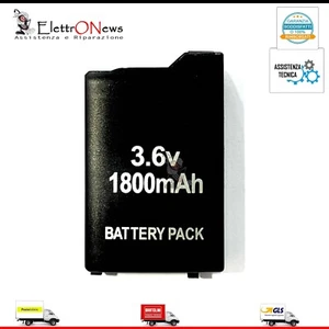 Batteria per Sony PSP 1004 3.6V 1800mAh per PSP 1000 codice PSP 110 mod. Grande - Foto 1 di 5