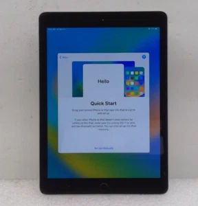 Apple iPad 5th Gen 9.7"A1822 - MP2F2LL/A 32GB Wi-Fi - Space Gray B14 "Read" - Picture 1 of 4