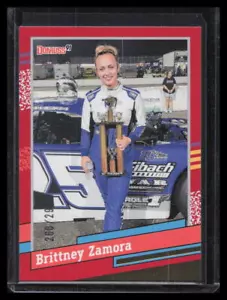 2024 Donruss #163 Brittney Zamora Red #/299 - Picture 1 of 2