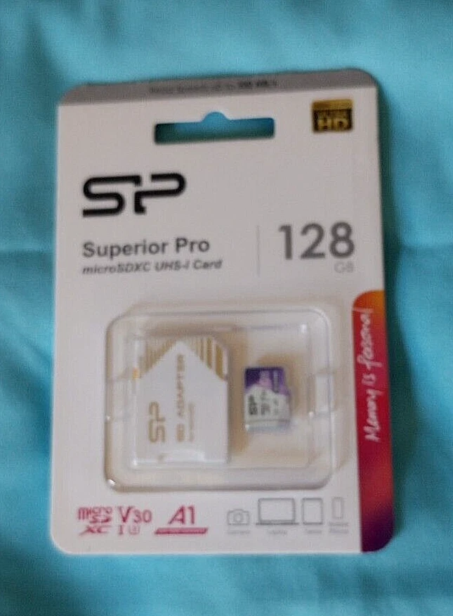 SP Superior Pro 128 GB Micro SDXC Ultra HD Memory Card UHS-I Card - Image 1 of 4