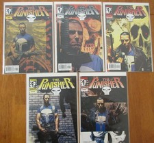 The Punisher #8 #9 #10 #11 #12 Marvel Knights 2001 Comic Books VF/NM