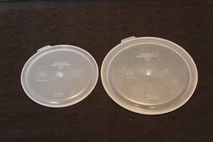 🍴Cambro 2 & 6 Quart Lebensmittel Aufbewahrung Behälter Deckel kommerzielle Restaurant Ausrüstung - Bild 1 von 5