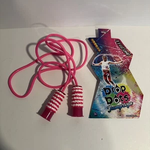 Drop Dot Kids Jump Ropes Exercise Activity Funky Grip Handle 7' Pink Jumprope - Picture 1 of 6