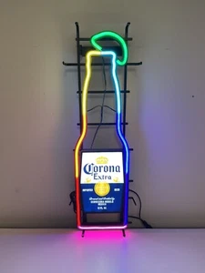 CORONA EXTRA BEER BOTTLE LGBT LED Light Sign - Picture 1 of 6