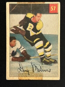 1954-55 Parkhurst Hockey - Doug Mohns #57 Rookie RC