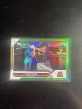 2023 Topps Pro Debut Cole Young Green Foil /99 Modesto Nuts #PD-33