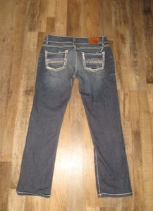 BKE womens SZ 28 dark acid wash STELLA cropped denim jeans - Picture 1 of 7