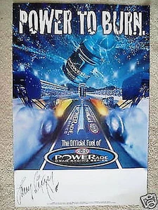 POWERADE 24"x36" ENDORSED 2005 NHRA DRAG RACING POSTER,LARRY DIXON,CORY MAC,NEW - Picture 1 of 1