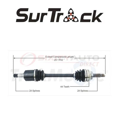 SurTrack CV Axle Shaft for 1994-1997 Ford Aspire 1.3L L4 - Constant Velocity na Foto 1 de 4