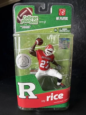 Figura Rutgers Ray Rice McFarlane Fútbol Universitario Serie 3 Selecciones Deportivas Foto 1 de 2