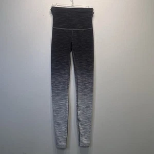 Leggings donna Lululemon Wunder Under High Rise Ombré Space Dye neri taglia 4 - Foto 1 di 9