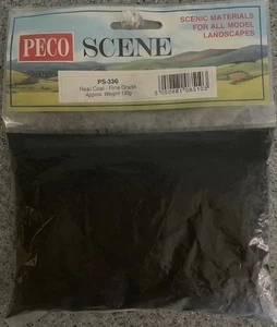 Peco PS-330 Real Coal Fine Grade ( approx 130g) Scenic material - Picture 1 of 2