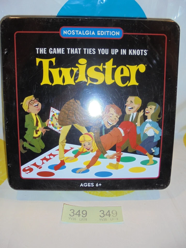 2014 New/Sealed Twister Game 1960's Version By Hasbro In Metal Tin - (BBG349) - Image 1 of 1