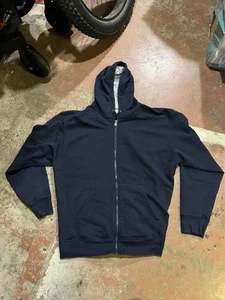 Champion Powerblend Zip-Up Hoodie Men's 2XL Navy Blue Cabincore - Picture 1 of 13