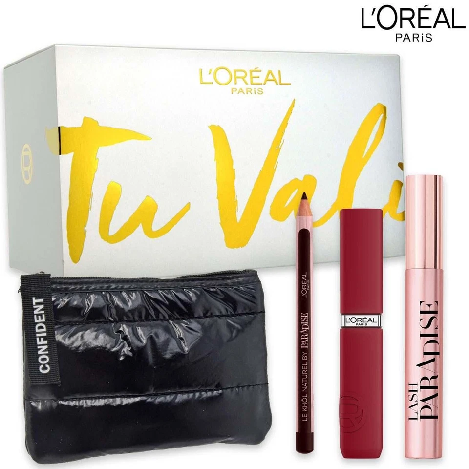 Máscara de pestañas L’Oreal Lash Paradise + lápiz labial + lápiz + bolsillo maquillaje regalo Foto 1 de 1