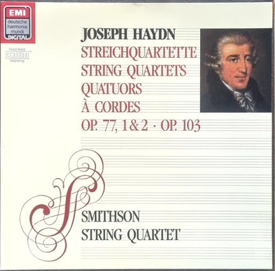 Smithson String Quartet: Haydn- String Quartets Op 77, 1&2, Op 103 / EMI - Image 1 of 3