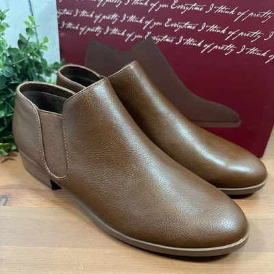 Botines Kensie Sammy marrón para mujer talla 8,5 Foto 1 de 4