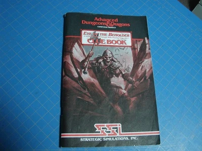 Commodore AD&D EYE of the BEHOLDER CLUE BOOK, SSI PC, Amiga, Macintosh - Image 1 of 4