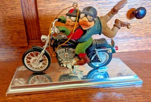 Harley-Davidson Nordpol Motorrad Weihnachtsschmuck "Elves To The Rescue" - Bild 1 von 3