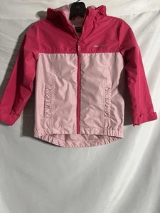 Eddie Bauer Jacket Girls XS-5/6 Pink Jacket Double Zip - Picture 1 of 12