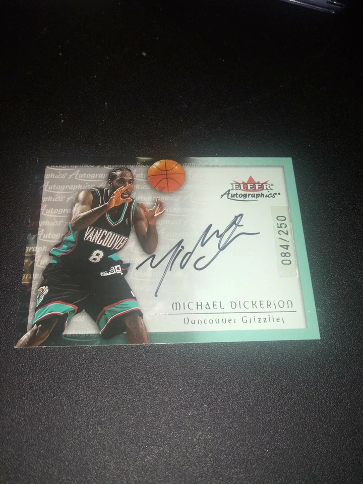 Autógrafo Michael Dickerson 2000 Fleer #D 84/250 look@store Foto 1 de 1