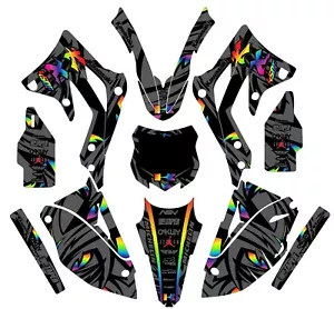 Decals for Kawasaki KX450f KX 450f 2012-2015 Rainbow kit - Foto 1 di 1