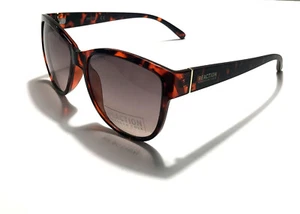 Kenneth Cole Reaction Women's Sunglasses Rectangle Havana Plastic KC1344 52F - Picture 1 of 4