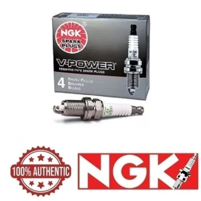 Kit de motor 4 bujías NGK V-Power para Honda Civic 2001-2005 1,7 L L L4 Foto 1 de 2