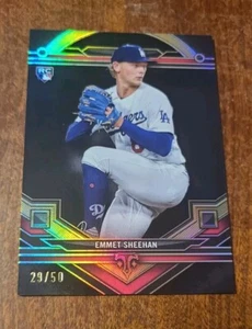 EMMET SHEEHAN RC /50 BLACK 2024 Topps Triple Threads Baseball 117 Dodgers ROOKIE - Bild 1 von 2