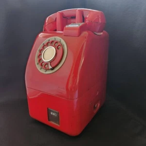 Vintage Retro Payphone Anzeige Japanisch Gesetzliche Handy 10 Yen Rot Telefon H - Photo 1/12