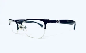 Dolce & Gabbana Black Metal Half Rim Wayfarer Glasses DD5113 064 50 17 135 - Picture 1 of 12