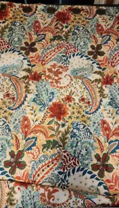 Pier One Floral Paisley schwerer Vorhang Panel 50” x 85” - Bild 1 von 4