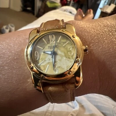 Reloj Pulsera Mujer Alviero Martini 1aClasse - Necesita Batería Nueva - MAPA DEL MUNDO  Foto 1 de 4