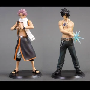 2 Stück/Set Anime Fairy Tail 01 Naz +02 grau PVC Figur neu ohne Karton Spielzeugmodell - Bild 1 von 5