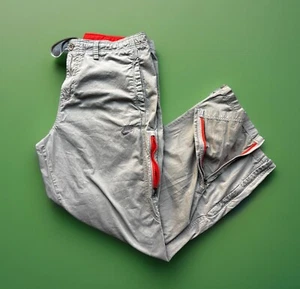 Pantalones cargo de senderismo vintage Y2K NIKE, cremalleras naranjas. bolsillos laterales.L/XL - Imagen 1 de 12