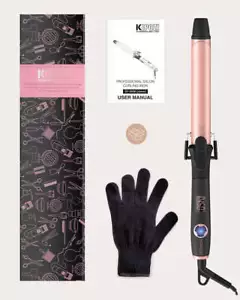 Portable KIPOZI 1.2” Curling Iron Ceramic with Anti-scalding Insulated Tip 450°F - Picture 1 of 7
