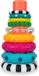 Stacks of Circles Stacking Ring STEM Learning Toy, Age 6+ Months, Multi, 9 Piece - Picture 1 of 1