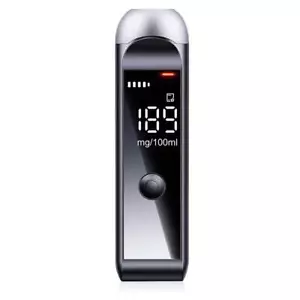 Digital Breath Breathalyzer Test Alcohol Tester Analyzer Detector Rechargeable - Picture 1 of 13