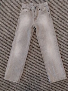 Polo Ralph Lauren Vintage Youth Jeans, Size 6, Stone Color- Adjustable Waist - Picture 1 of 9