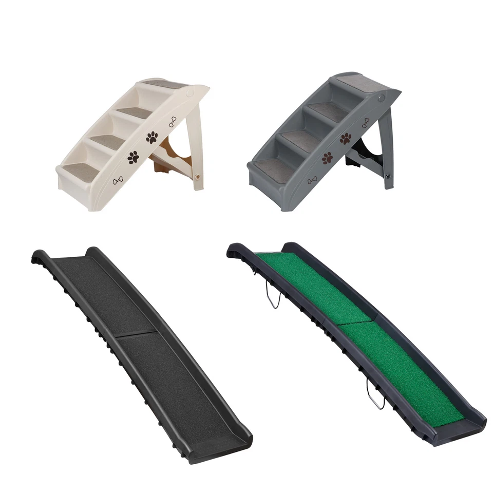 Múltiples Tamaños Mascota Perro Escalera Rampa Escalera Portátil Ligera Coche Hogar Foto 1 de 1