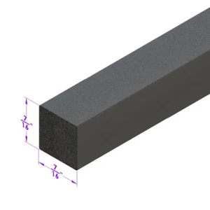 Extrusión cuadrada .475. Se vende a pie - Imagen 1 de 2