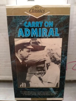 CARRY ON ADMIRAL 1956  VHS NTSC 1991 UCI Video 4509 B&W UK comedy SEALED TAPE! - Image 1 of 4
